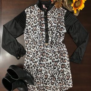Animal print Dress Shirt